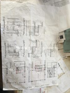 blueprints for our hotel renovations at the Weatherford