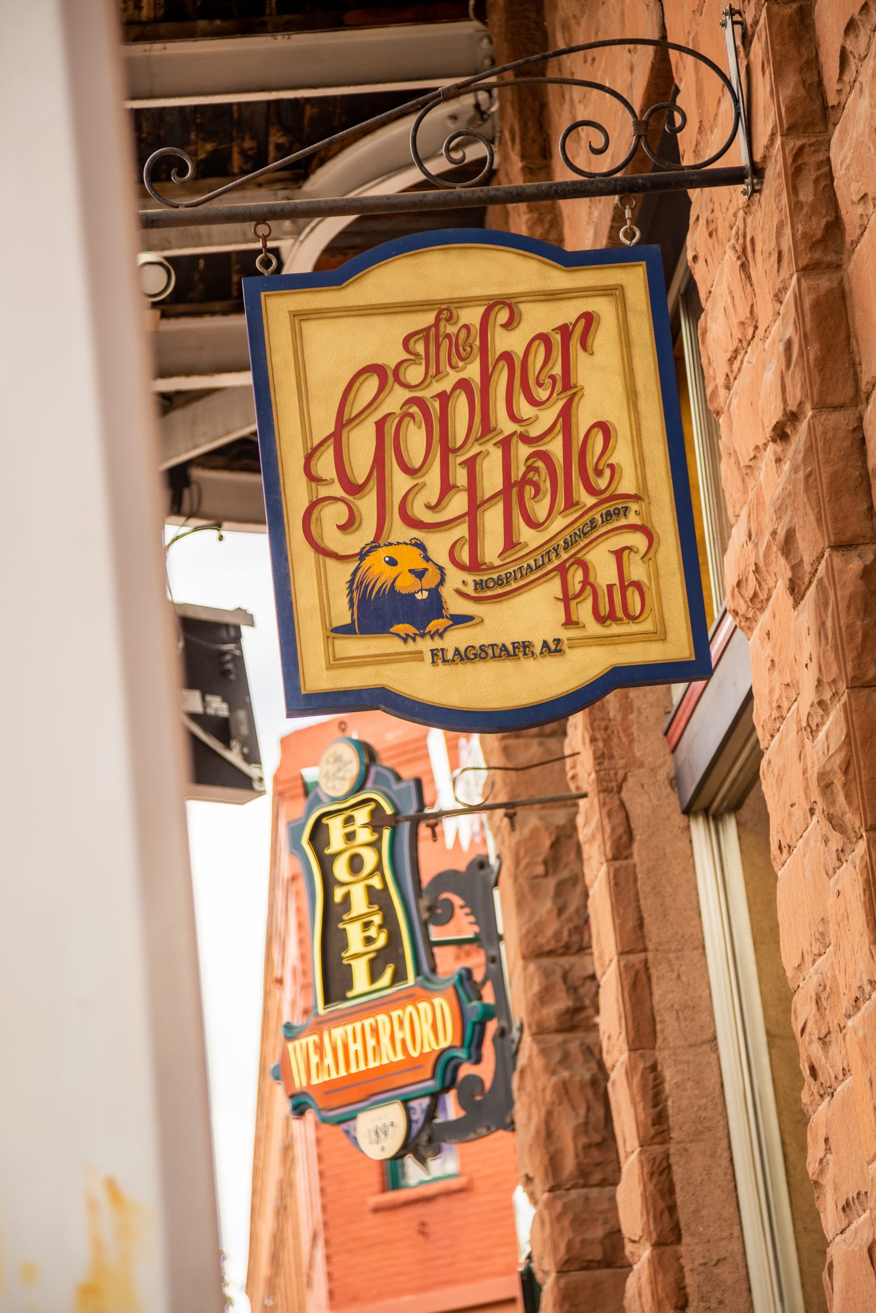 The Gopher Hole Pub, the oldest bar around | cool speakeasy at the Weatherford Hotel | Karaoke and Live Music | Pool Tables, Billiards | Historic Bar